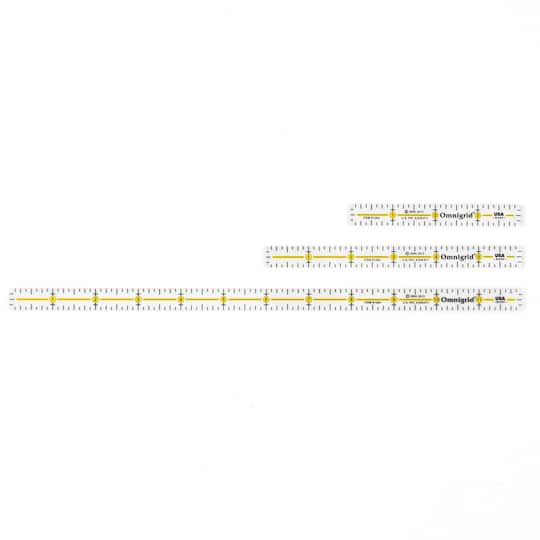 Omnigrid Marking Ruler Trio Set